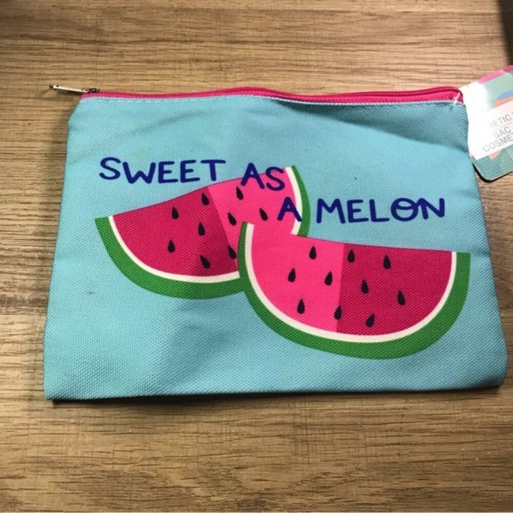 Watermelon Themed  Makeup Cosmetic Pouch Bag